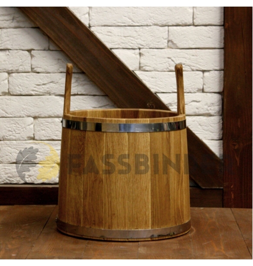 Ушат для бани Fassbinder™ дубовый, 12 литров