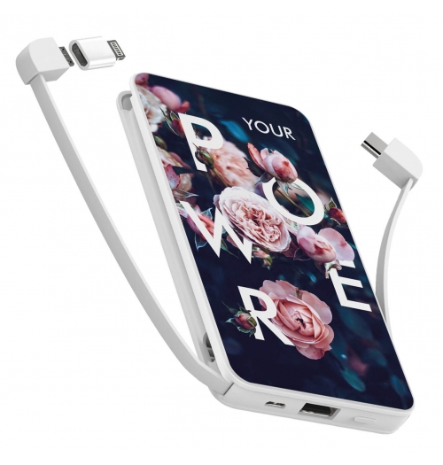 Повербанк ZIZ Розы 10000 мАч