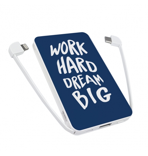 Повербанк ZIZ Мечтай Работай 5000 мАч