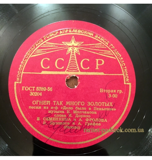 Огней так много золотых из к/ф "Дело было в Пенькове"