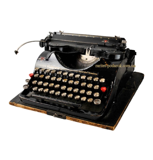 Антикварная печатная машинка «Groma» с русским шрифтом