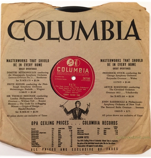 Пластинка COLUMBIA Tommy Tucker Time / Baia & Someday, Somewhere